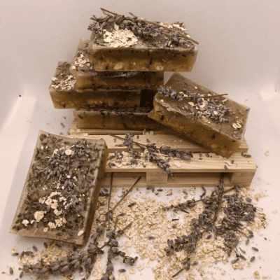 Jabones artesanales en Pamplona de Lavanda y Avena