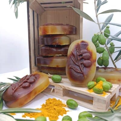 Jabones artesanales en Pamplona de Oliva y Cúrcuma