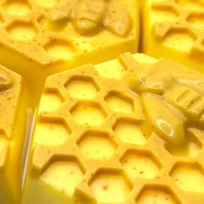 Jabon artesanal en Pamplona de leche y miel