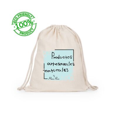 Mochila de Algodón con Cordones